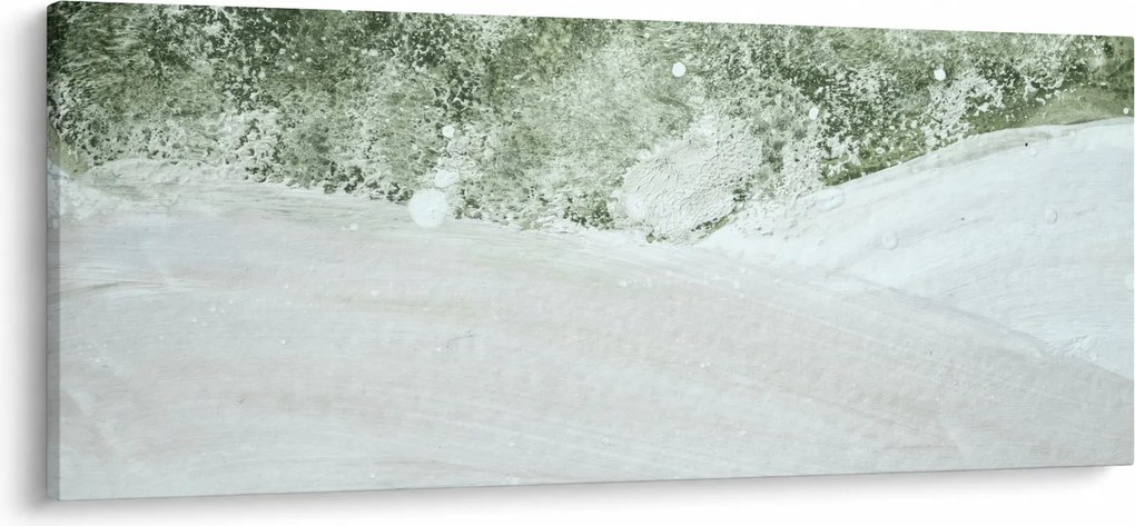 Obraz - Abstrakcia štetcami (120x50 cm)
