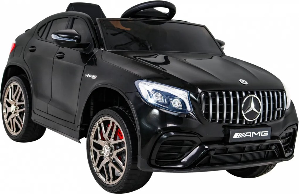 Ramiz Mercedes Benz GLC63S pre deti Čierna Suv + diaľkové ovládanie + pohon 4x4