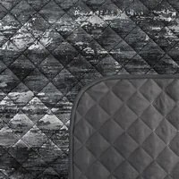 Dekorstudio Zamatový prehoz na posteľ BLINK 3 v čiernej farbe Rozmer prehozu (šírka x dĺžka): 170x210cm