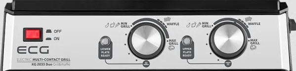 ECG KG 2033 Duo Grill & Waffle - Kontaktný gril