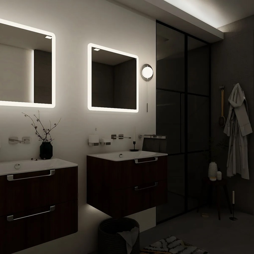 Nimco LED zrkadlo 600x600 - ZP 19066