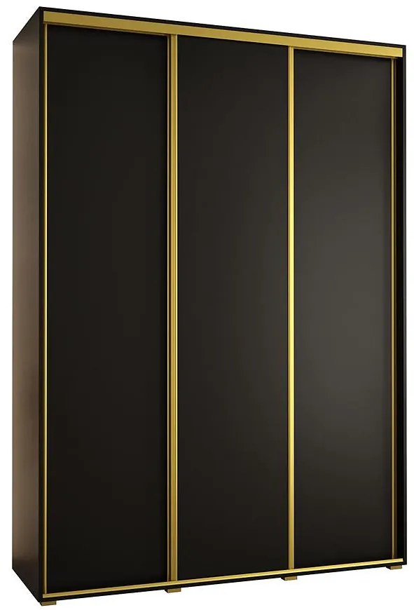 Skriňa 45 Canaris 1 190 čierna/gold