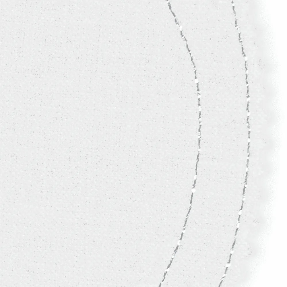 Ľanové prestieranie myška biela so striebrom 39x35cm