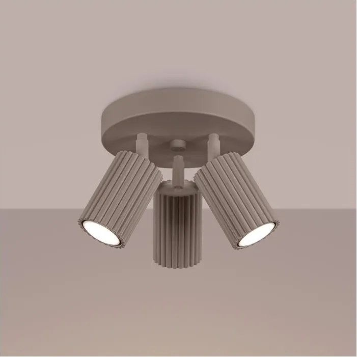 Brilagi - LED bodové svietidlo CRESTO 3xGU10/10W/230V taupe