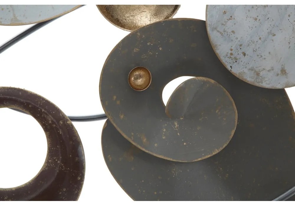Kovová závesná dekorácia Mauro Ferretti Planet, 120 x 58 cm