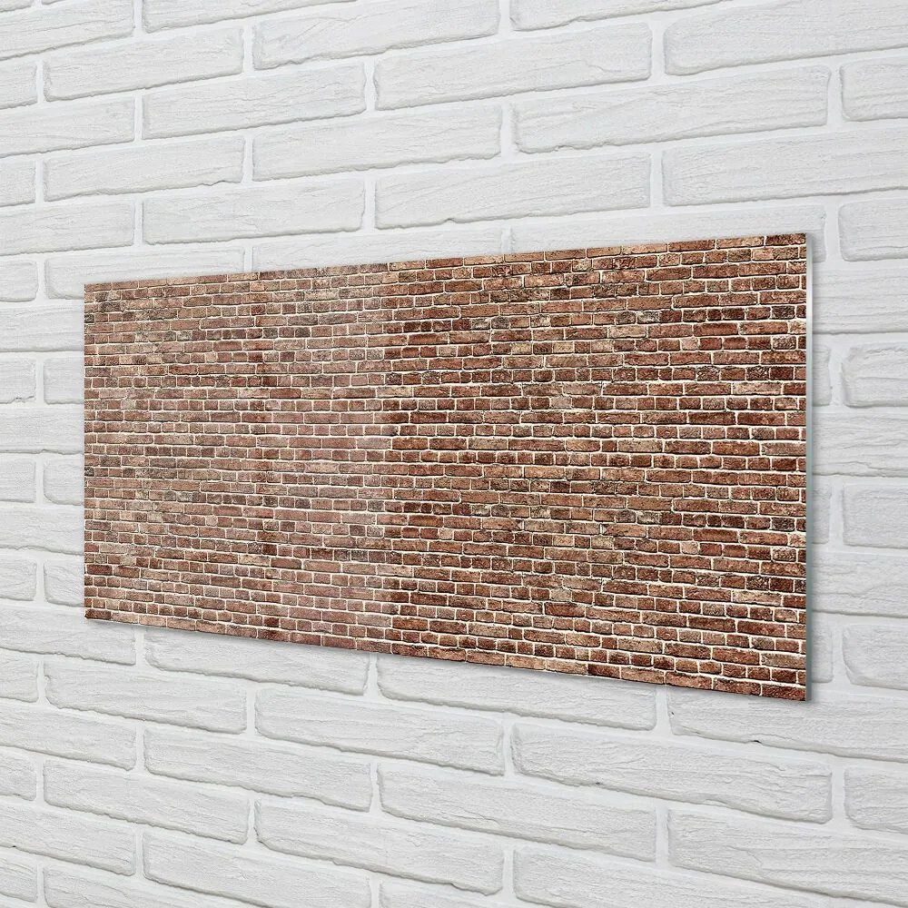 Obraz na skle Tehlové múry wall 100x50 cm 2 Prívesky