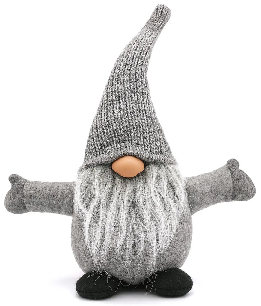 Tutumi Tutumi, vianočný škriatok 35cm YX045, šedá, CHR-09637