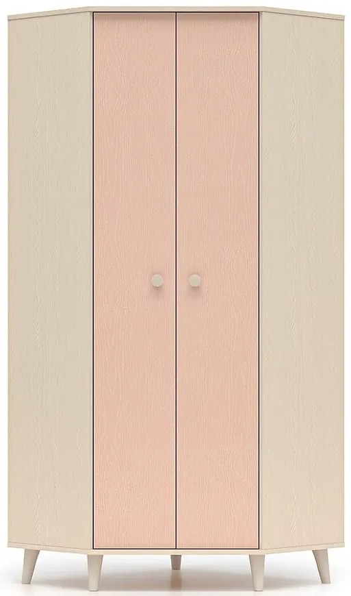 Skriňa  Mevel 01 Púštny piesok/Millenial Pink