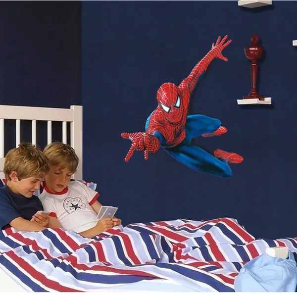 Veselá Stena Samolepka na stenu na stenu Spiderman na stene