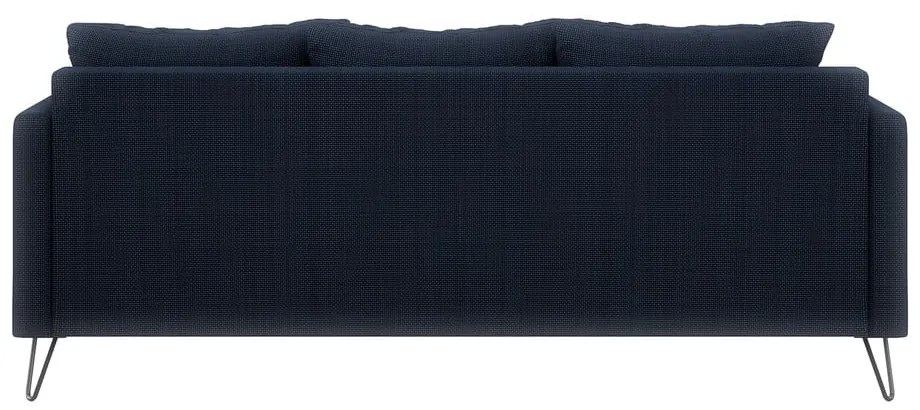 Tmavomodrá ženilková pohovka 200 cm Freya – Ropez