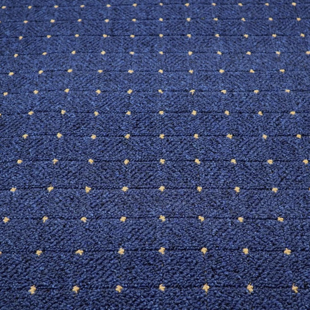 Condor Carpets 80x80 (průměr) kruh cm Kusový koberec Udinese modrý kruh, šedá, chodba / predsieň