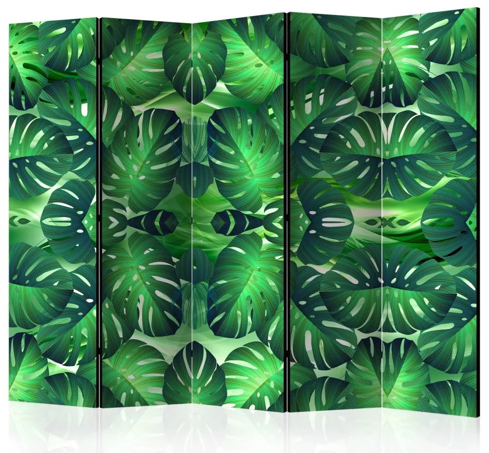 Artgeist Paraván - Tropical Leaves II [Room Dividers]