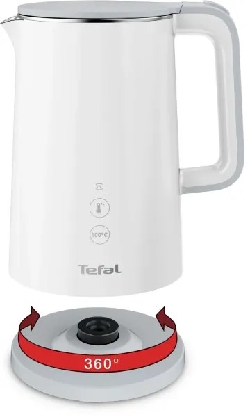Tefal - Rýchlovarná kanvica SENSE 1,5 l 1800W/230V biela