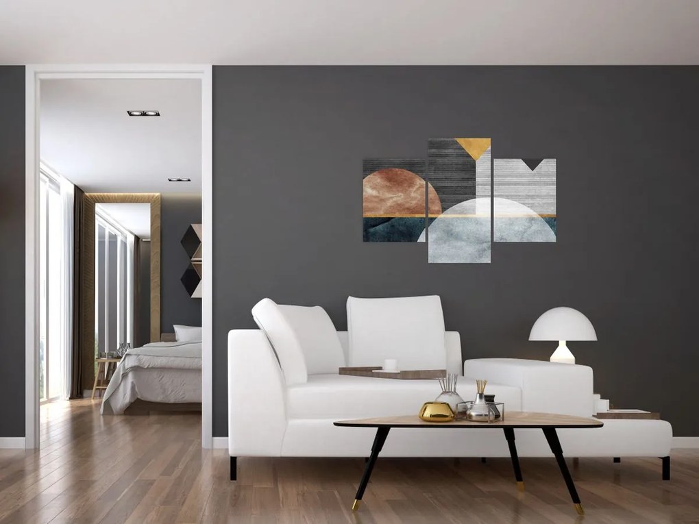 Obraz - Tvary a textúry (90x60 cm)