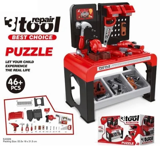 Ponk, dielňa s náradím DIY Kit 46 ks