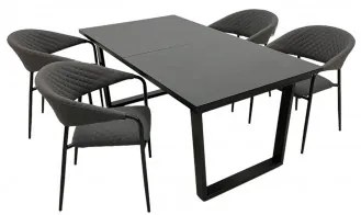 Doppler LIVORNO MELIA LIKA-TEX® - záhradná hliníková sedacia súprava 4+1