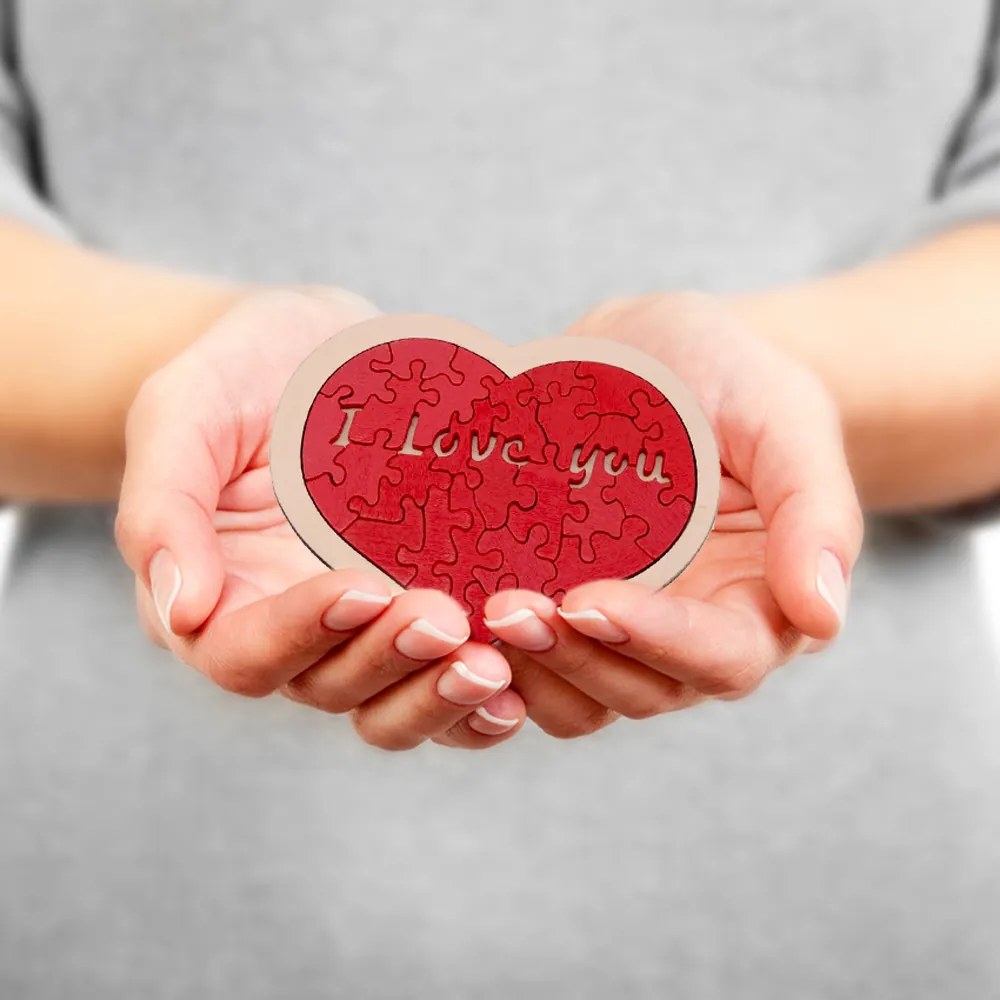 DAALO Dřevěné puzzle se vzkazem