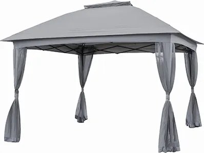 JU Skladací pavilón 3 x 3 x 2,65 m (pop-up) so 4 stenami z sieťoviny proti hmyzu