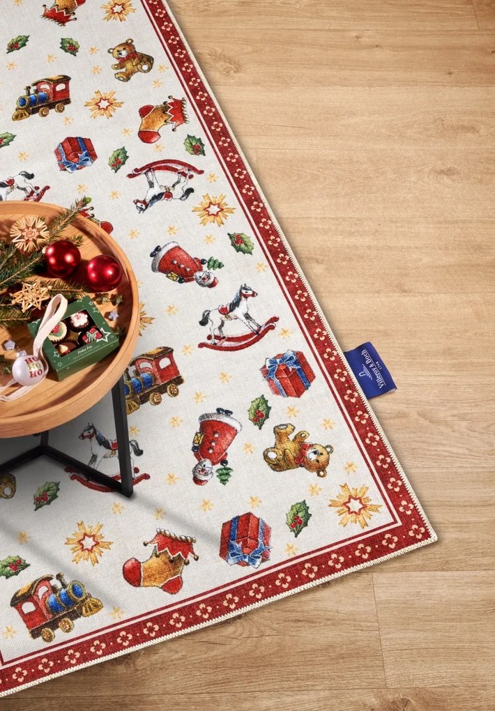 Villeroy & Boch, Behúň Villeroy & Boch Toy's delight s potlačou 106192 Red, Multicolor, 80x200, červená, obývacia izba