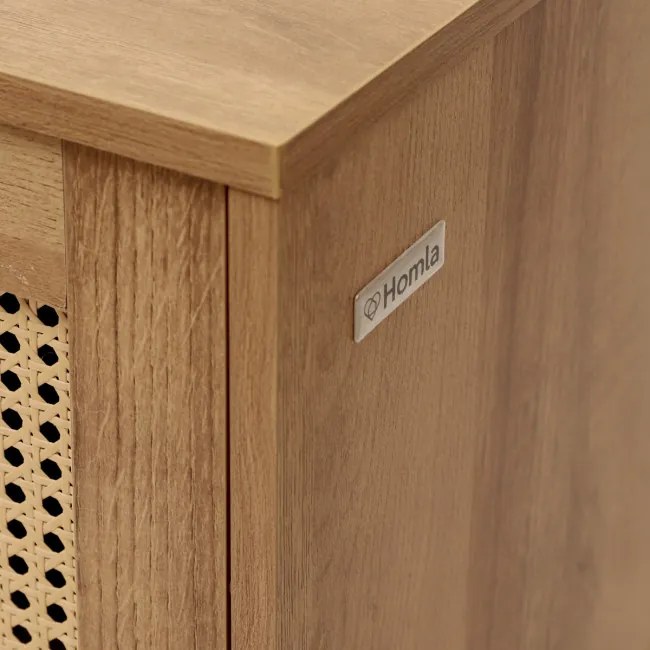 Stolík pod televízor NOTTO s ratanom 849652