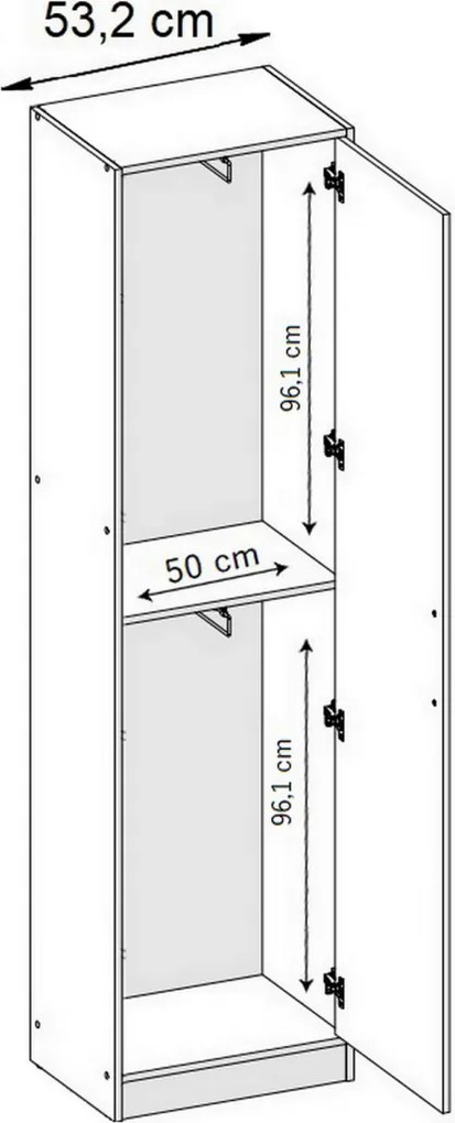 Predsieňová stena s čalúneným panelom BLAŽENA Farba čalúnenia: Čierna ekokoža, Farba korpusu: Biela