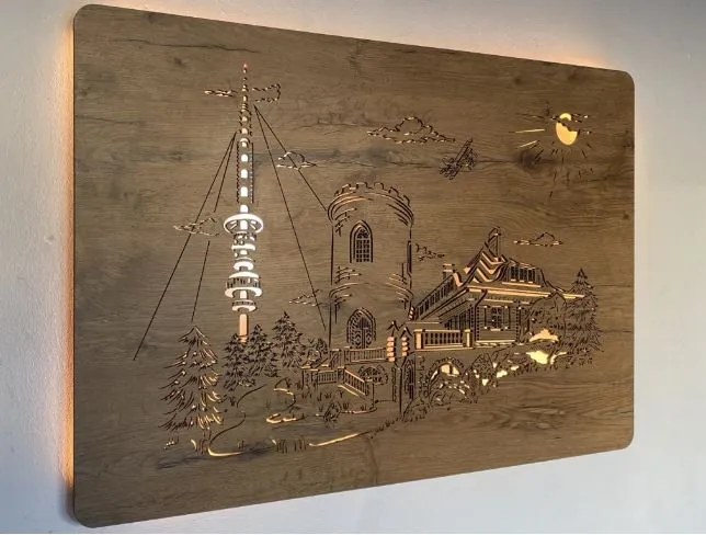 Svietiaci obraz krajinky