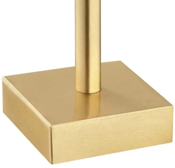 Argon 8049 - Stolná lampa ABBANO 1xE27/15W/230V mosadz/čierna