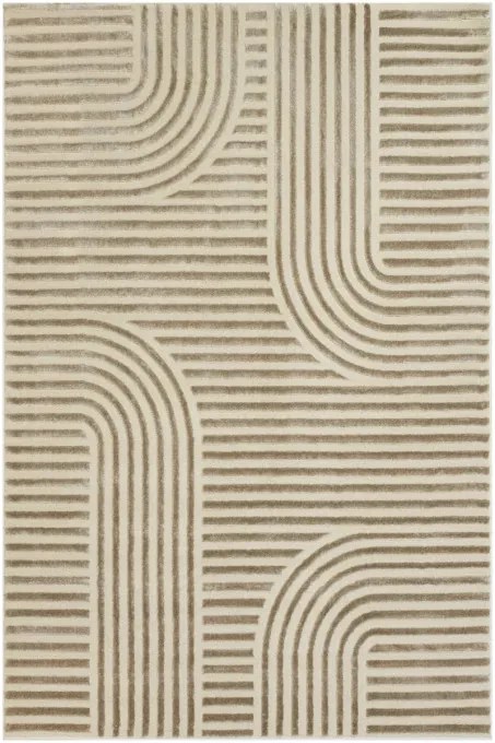 Koberec MISHA J487A tmavobéžový / béžový