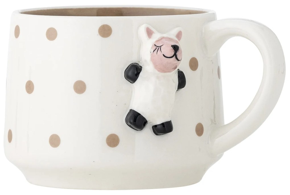 Bloomingville Detský hrnček DOLLY hnedý 370 ml