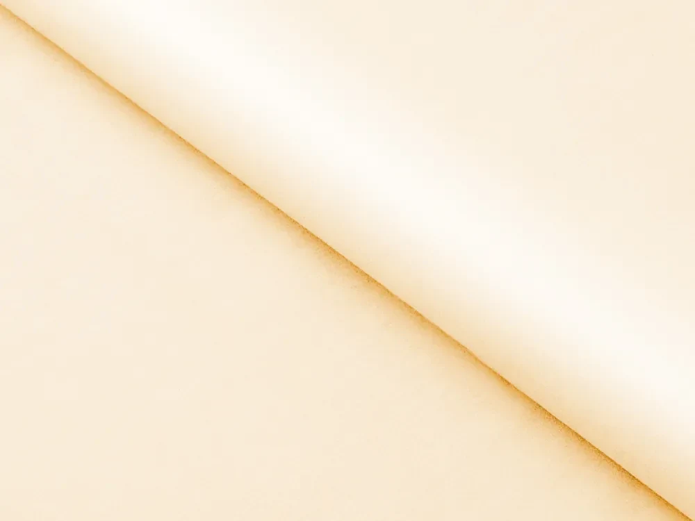 Biante Saténové posteľné obliečky ST-007 Vanilkové Dvojlôžko francúzske 200x200 a 2ks 70x90 cm