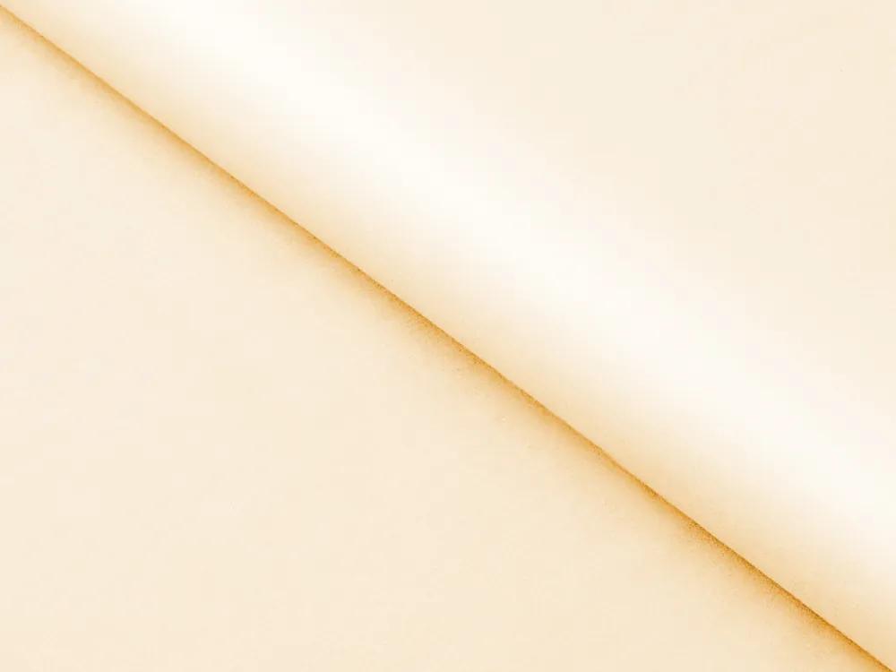 Biante Veľký obdĺžnikový bavlnený saténový obrus ST-007 Vanilkový 180x240 cm