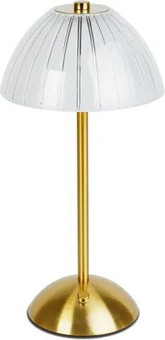 LED stmievateľná nabíjateľná stolová lampa PARIS LED/2W/5V 800 mAh zlatá