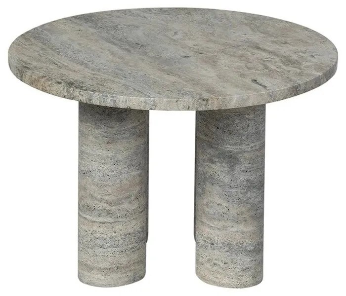 Kamenný okrúhly odkladací stolík ø 52 cm Volos – Blomus