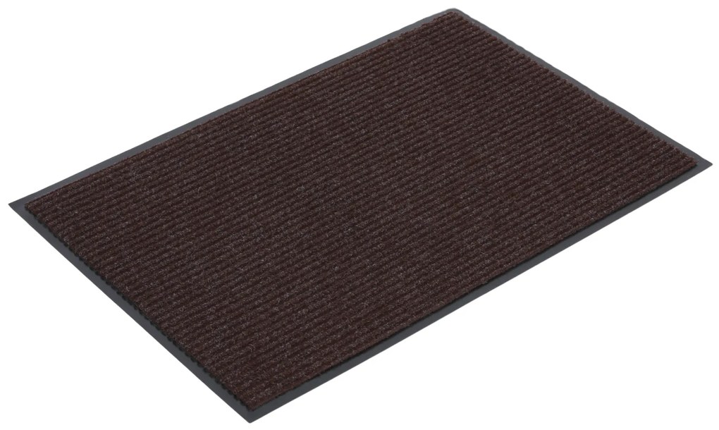 Odolná vstupná kobercová rohož s PVC 1+1 ZADARMO, 90 x 120 cm, hnedá