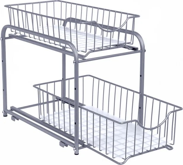 Kuchynský organizér strieborný AUK-E1017 CR