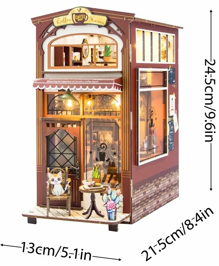 2Kids Toys 3D skladačka Knižná podpera Café