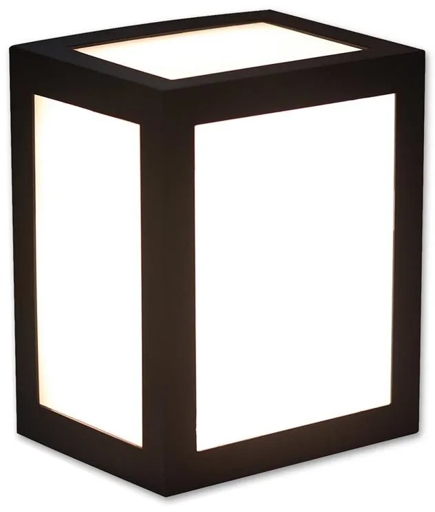 TOP LIGHT Svetlo nástenné-stropné Burgos, Biela-Čierna