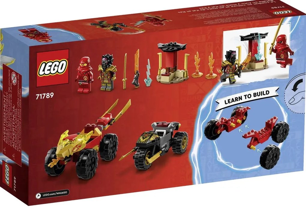 LEGO Ninjago – Kai a Ras v súboji auta s motorkou