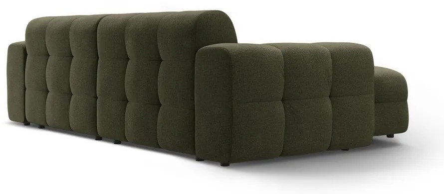 Zelená rohová pohovka (ľavý roh/s leňoškou) Kendal – Micadoni
