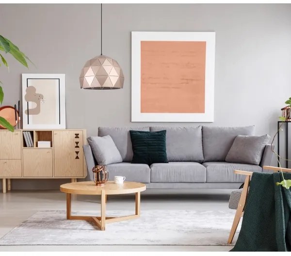 ITALUX MDM-3471-1 GD - Luster na lanku HARLEY 1xE27/40W/230V rose gold