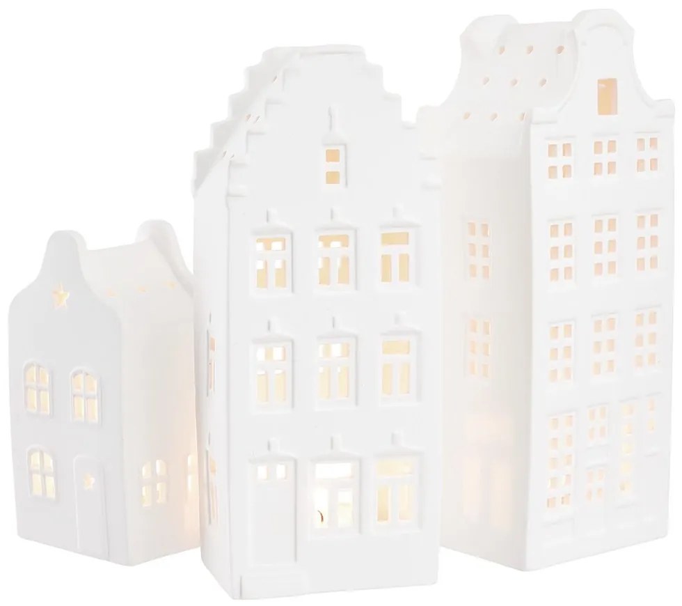 AMSTERDAM Keramický svietnik na čajovú sviečku 19 cm
