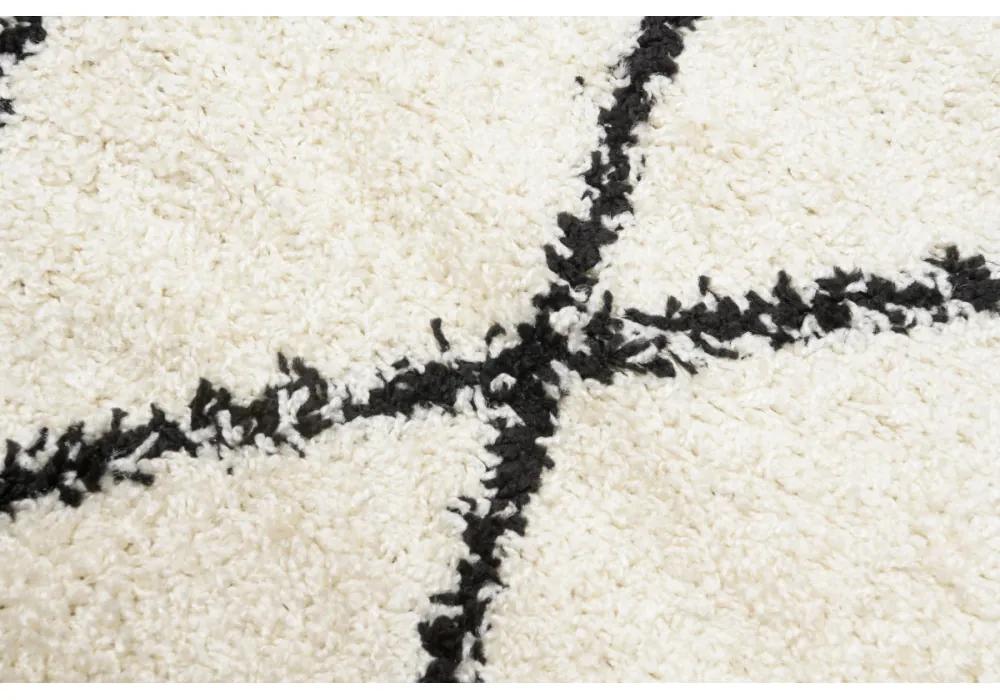 Kusový koberec shaggy Primka krémový 140x200cm