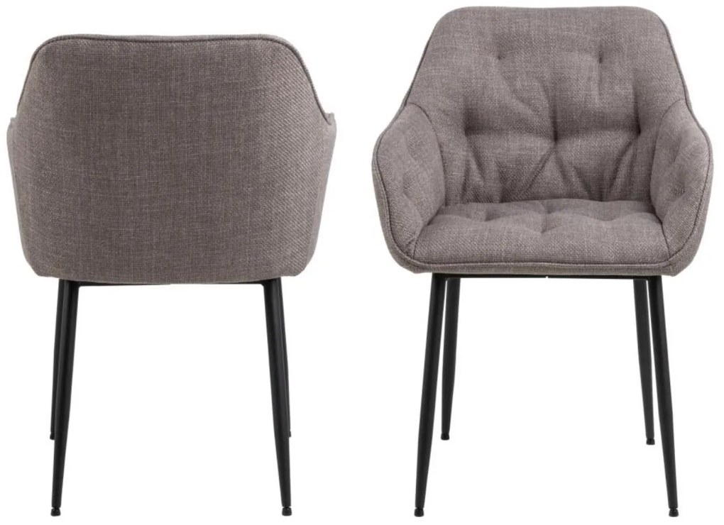 Jedálenská stolička Brooke III sivá