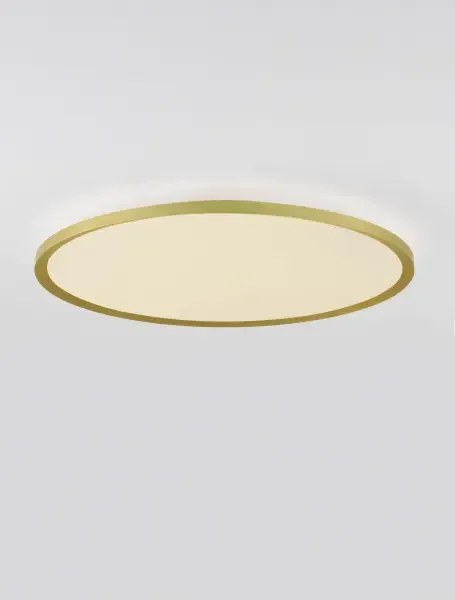 LED stmievateľné brúsené zlaté moderné stropné svietidlo Aoton 60
