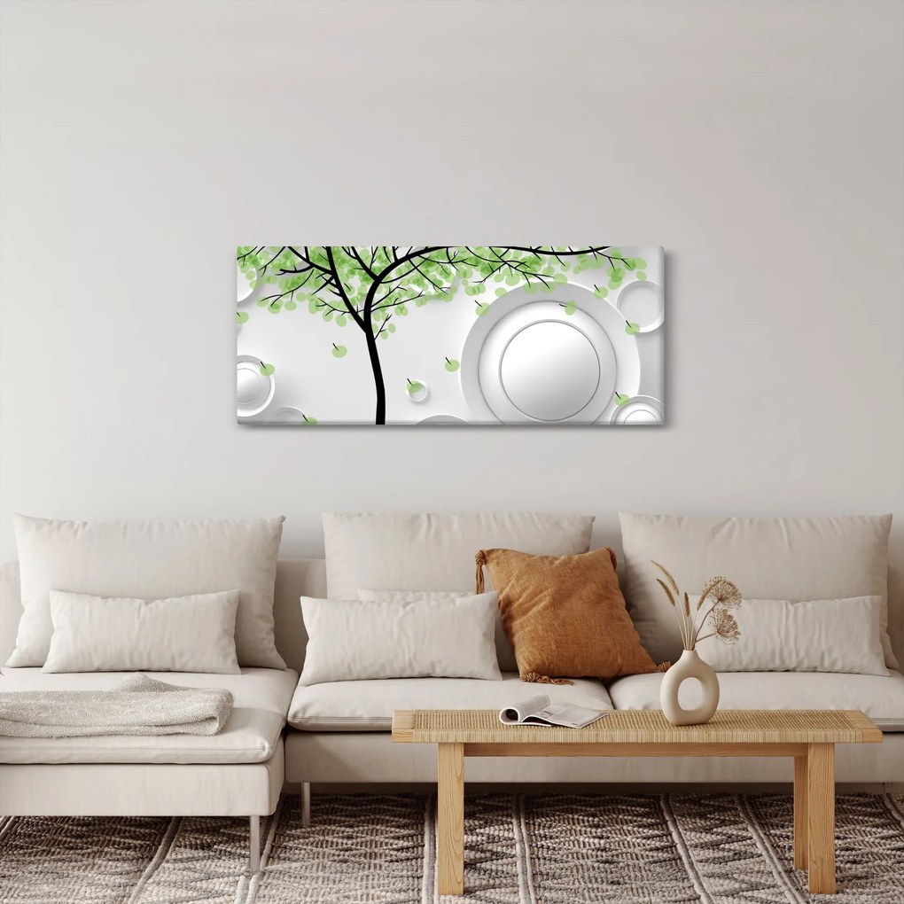 Obraz umelecké abstrakcie (120x50 cm)