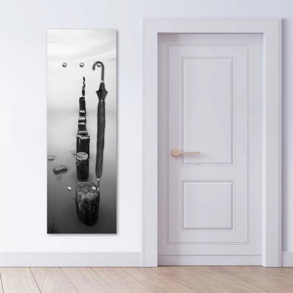 Gario Vešiak na stenu Vlnolam v hmle Rozmery: 30 x 90 cm