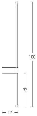 Zambelis 20117 - LED Nástenné svietidlo LED/20W/230V zlatá