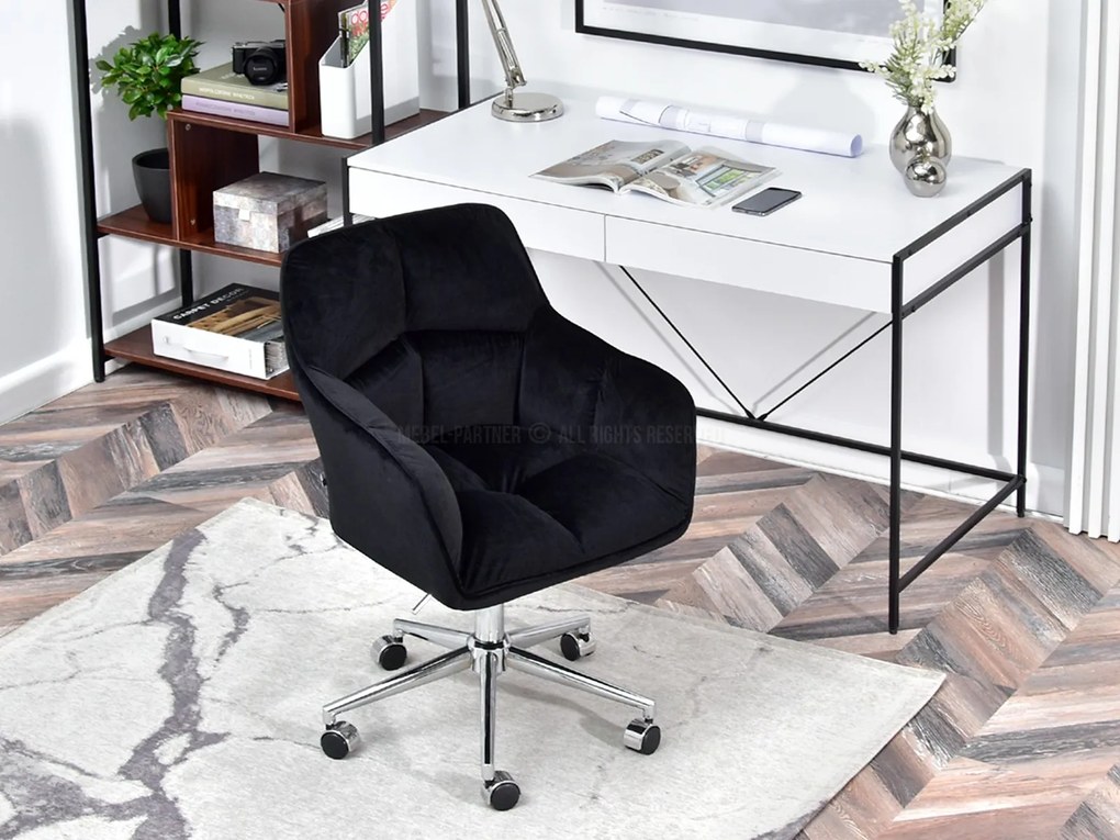 Kreslo Island (čierna + chrómová). Akcia -19%. Vlastná spoľahlivá doprava až k Vám domov. 1110077