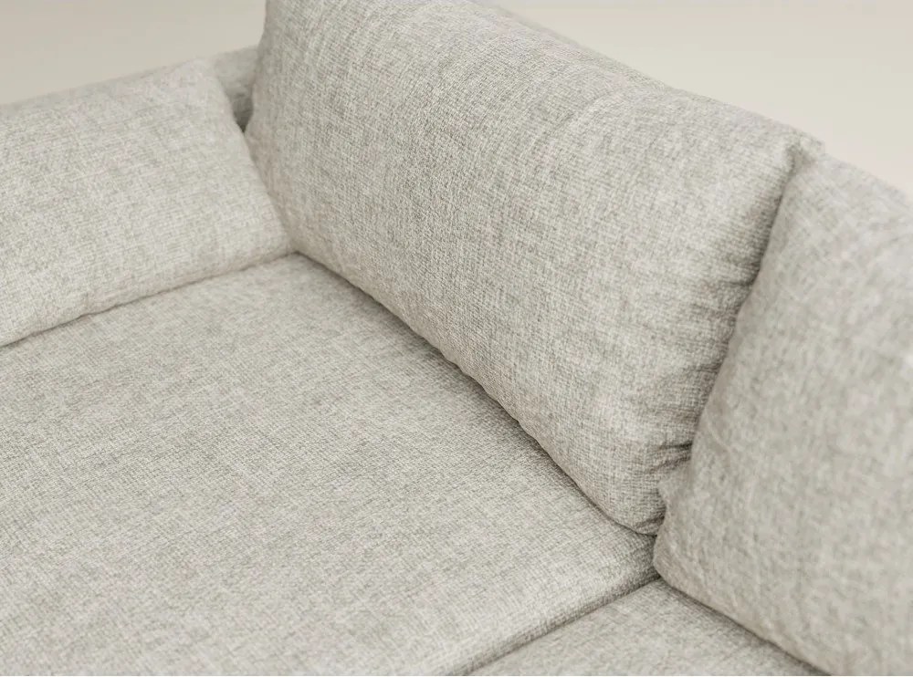 Béžová ženilková rozkladacia/s úložným priestorom rohová pohovka (pravý roh/s leňoškou) Leon – Maison de Rêve