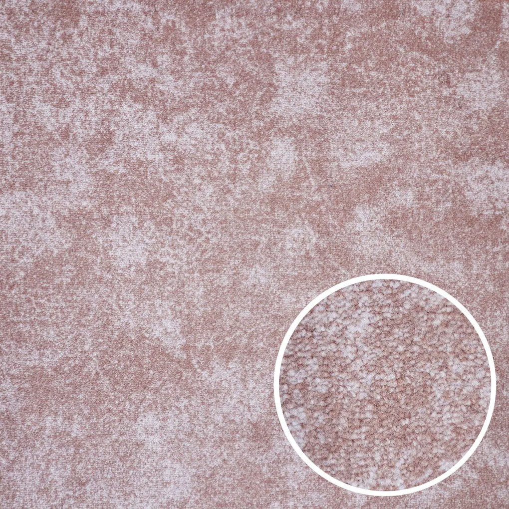 Spoltex, Metrážny koberec Milano 60 ružový, na mieru, šíře 4m,5m, ružová, filc, detská izba